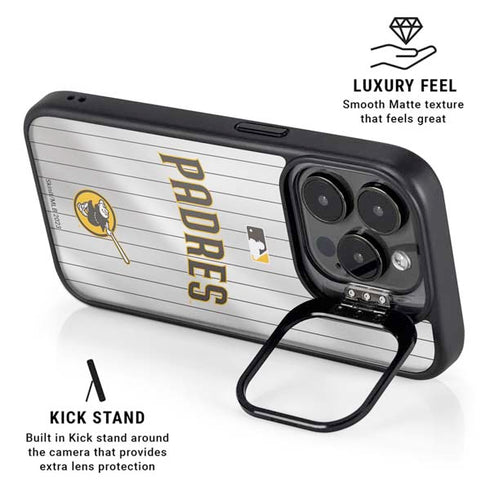 MLB San Diego Padres Home Jersey iPhone 14 Pro Kickstand Case